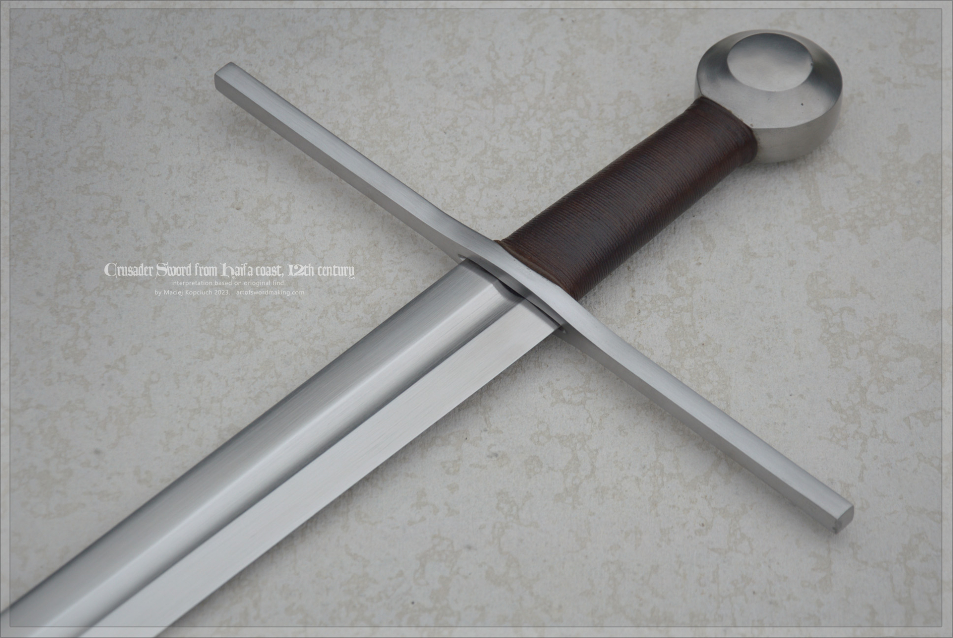 海法海岸十字军骑士剑